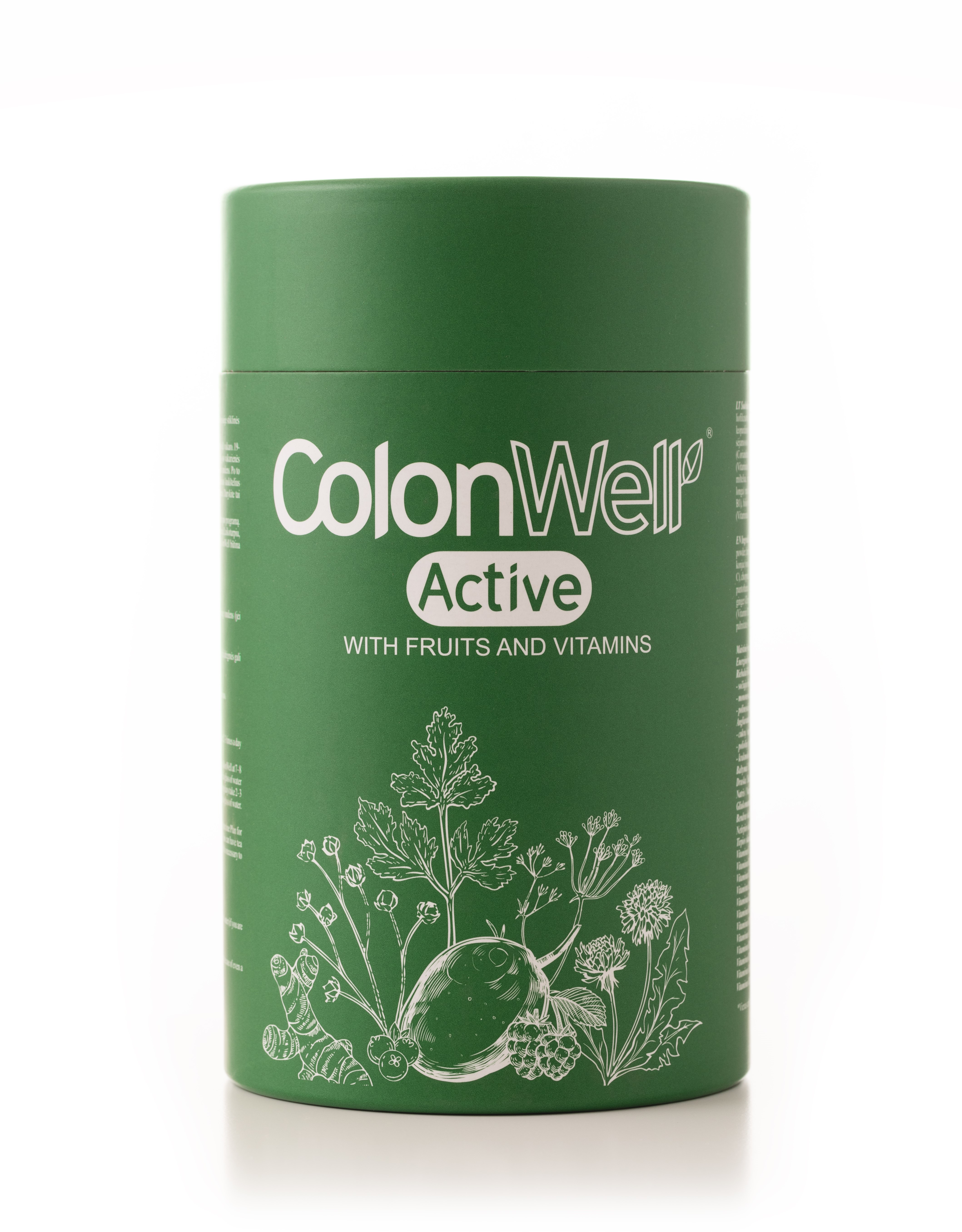 Colonwell.lt produktas - ColonWell Active - žolelių ir sėklų mišinys (su vaisiais ir vitaminais) 350g.